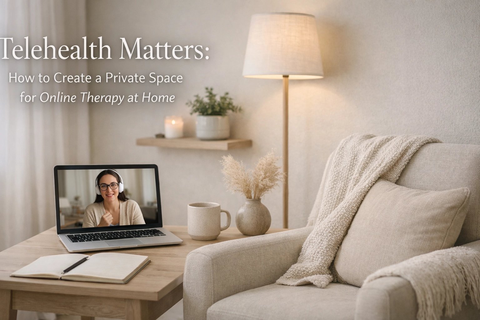 Telehealth matters — how to create a private space for online therapy at home